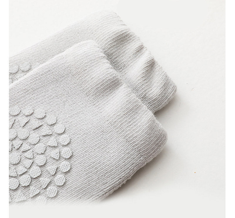 Baby Knee Pads Socks Set for Girls Boys Summer Solid Color Anti Slip Socks Kid Crawling Safety Floor Sock Leg Knee Protector