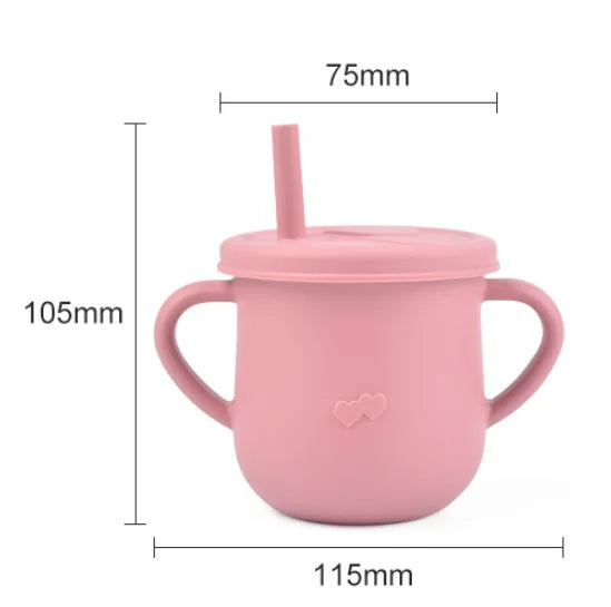 Personalized name Food Grade Baby Feeding Set with Spoon, fork,Silicone Suction Bowls and bib BPA Free - First Stage Self Feed