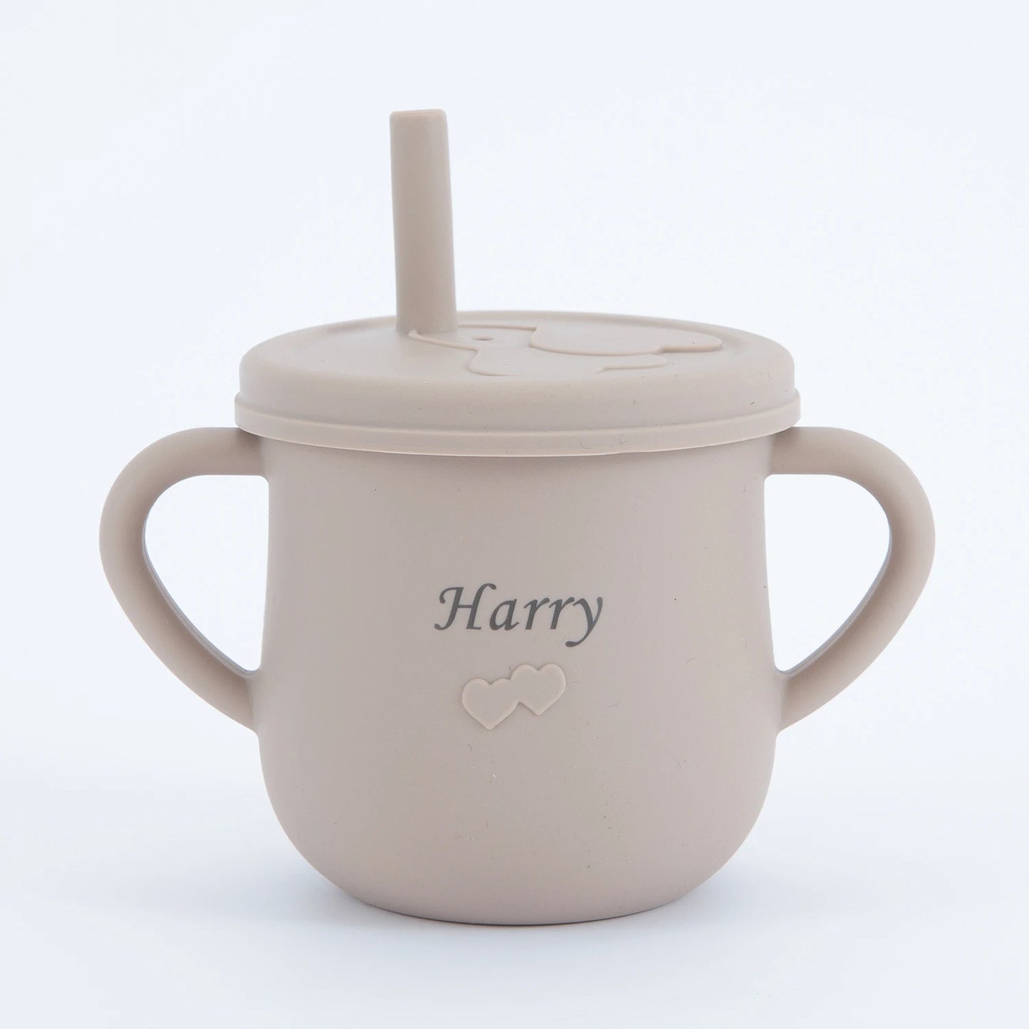 Personalized name Food Grade Baby Feeding Set with Spoon, fork,Silicone Suction Bowls and bib BPA Free - First Stage Self Feed