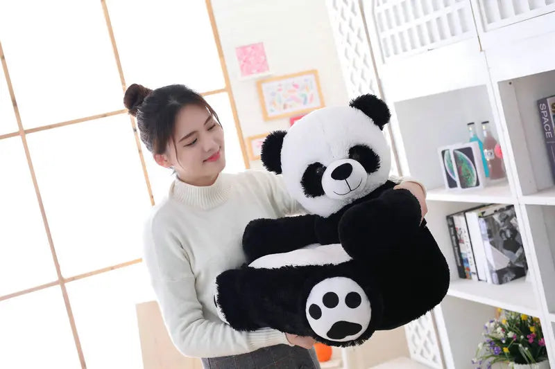 50CM New Panda Infant Boys Seats Soft Sofa Cartoon Duck Animal Girls Comfort Plush Unicorn Bear Chairs Contain Filling