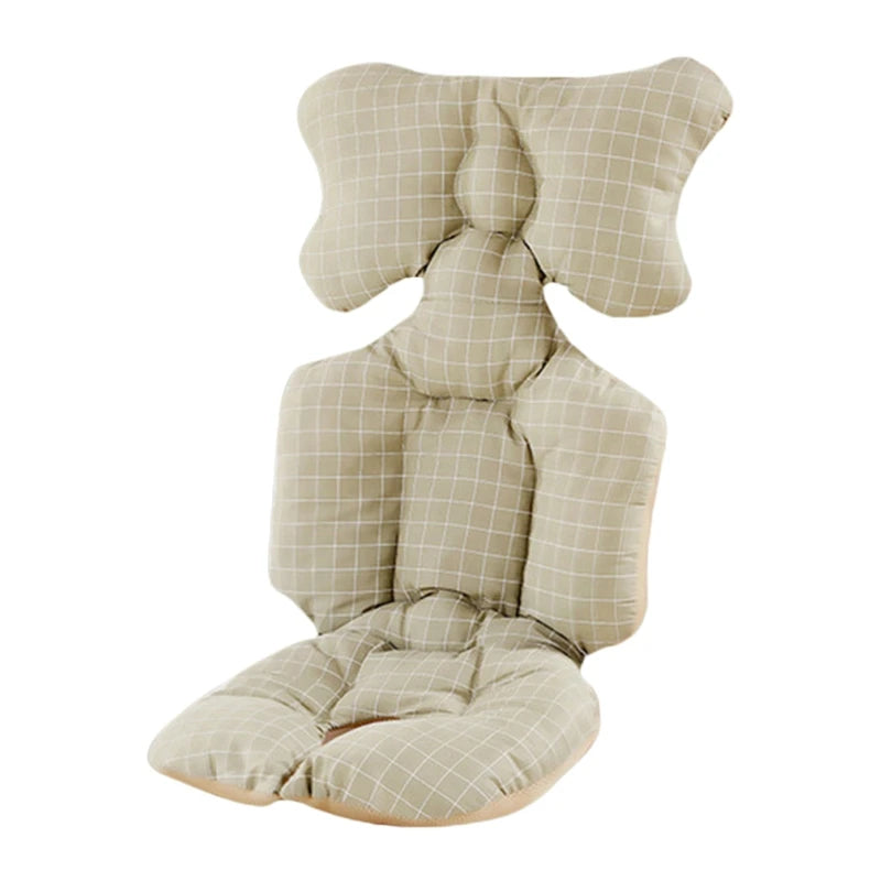 Baby Pushchair Seat Liner Universal Stroller Cotton Pad Warm Mat Sleeping Mattress Head Support Pillow Infant Pram High Chair C