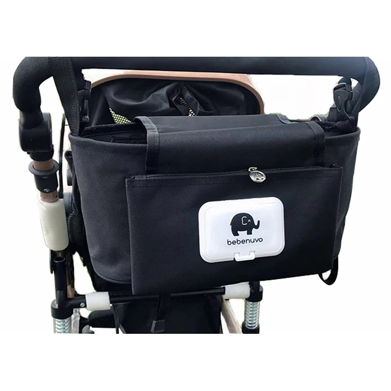 Baby Stroller Organizer Bag Waterproof Nappy Diaper Bag Travel Carriage Pram Cart Basket Hook Stroller Accessories Mummy Bag