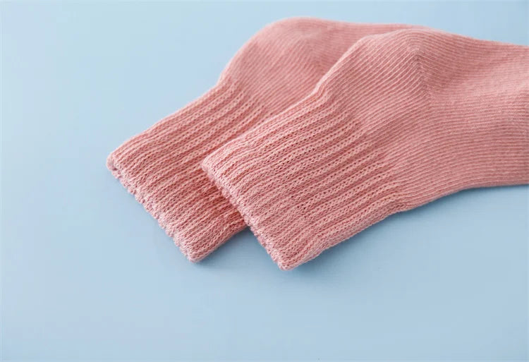lawadka 6Pairs/set 0-12Month Newborn Baby Boy Girl Sock Cotton Solid Soft Infant Socks for Girls Boys Spring Autumn Korea Style