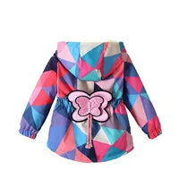 New Girls Letter Jeans Spring Autumn Kids Loose Fashion Casual Trousers Children Temperament Elastic Straight Pants 2-12 Years