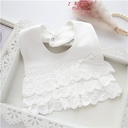 0-24Month Baby Bibs For Girls Boys 100% Cotton Gentleman Princess Style Fashion Newborn Burp Cloth Infant Saliva Towels One Size