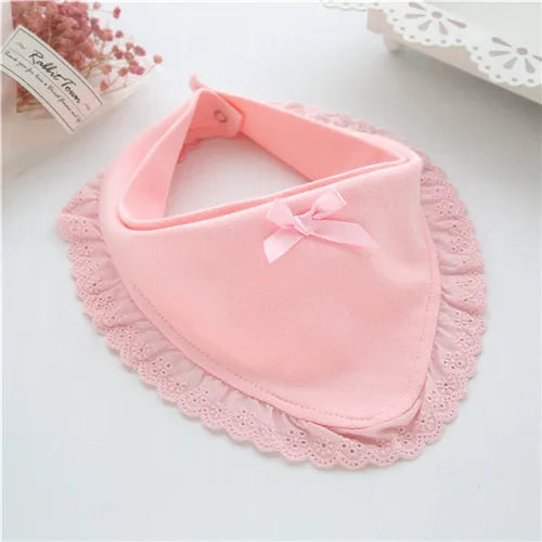 0-24Month Baby Bibs For Girls Boys 100% Cotton Gentleman Princess Style Fashion Newborn Burp Cloth Infant Saliva Towels One Size