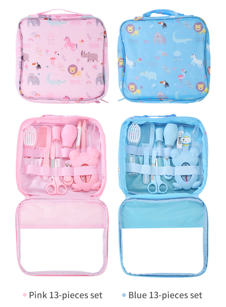 13-Pack Baby Care Kit Baby Hygiene Kit Items Babies Accessories Newborn Care Complete Professional Nursing Tools Mother Kids