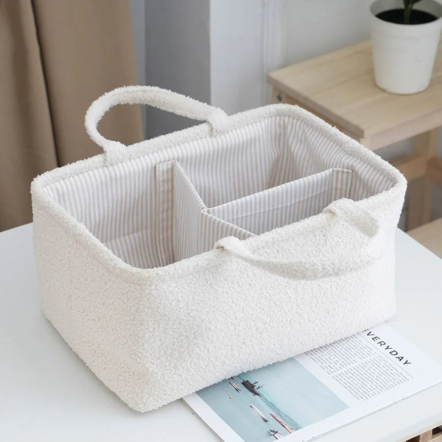 Travel Portable Mommy Bag Diaper Bag Feeding Bottle Storage Handbag Multifunctional Baby Products Organizer Basket