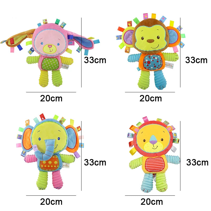 Baby Rattle Musical Caterpillar Worm Soft Infant Plush Toys Educational Interactive Sensory Toy for Babies Newborn Toddler Gift