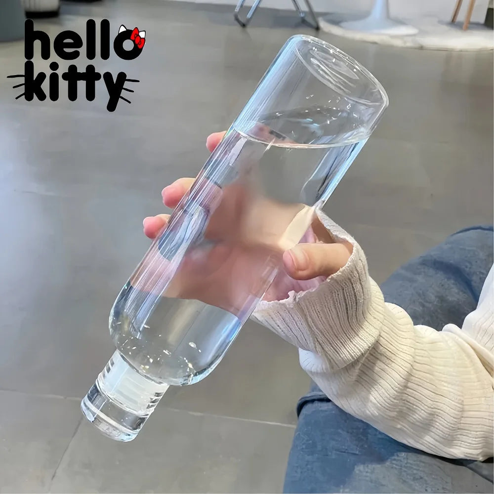 Hello Kitty High Capacity Water Bottle Fashion Sport Bottle Portable Travel Bottles Outdoor Fitness Sport Drinking Bottle Child