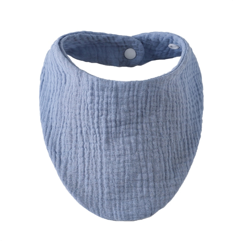 Baby Infant Cotton Bib Solid Color Scarf Feeding Saliva Towel Bandana Burp Cloth Boy Girl Babies Accessories Newborn