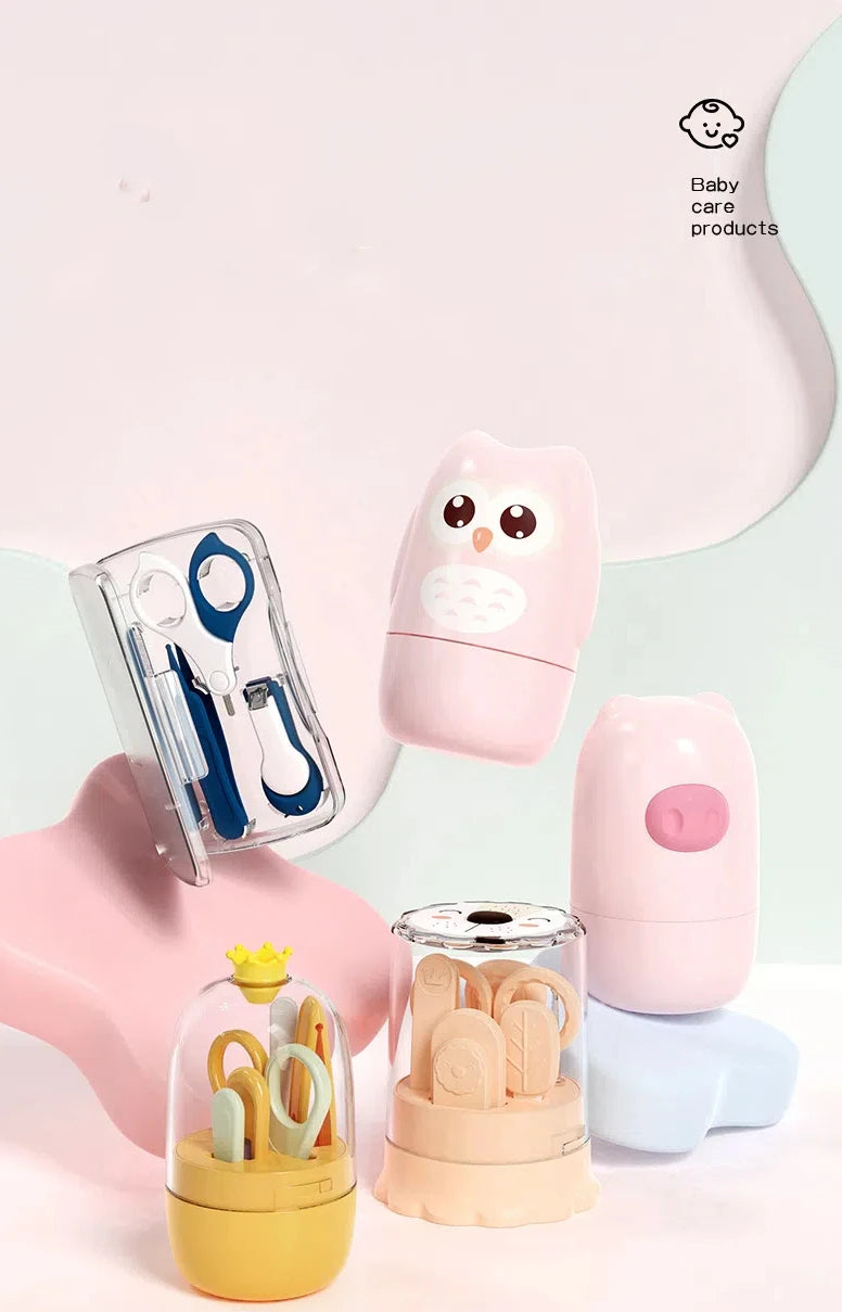 Baby Care Nail Clippers Fold Up Nail Clippers Nail Trimmer Infant Nail Trimming Kit Newborn Grooming Safety Nail Cutter