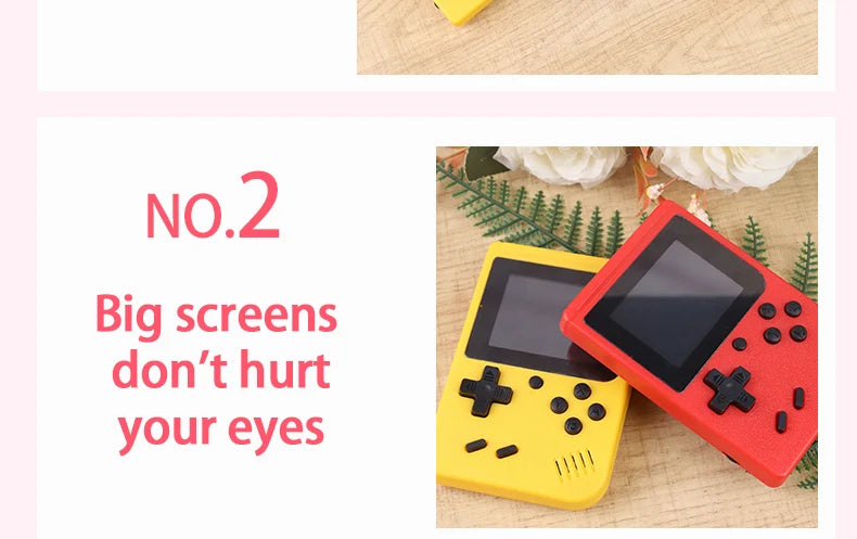 2.4 Inch LCD Screen Retro Video Game Console Built-in 400 In Handheld Portable Game Console Christmas Gift Christmas