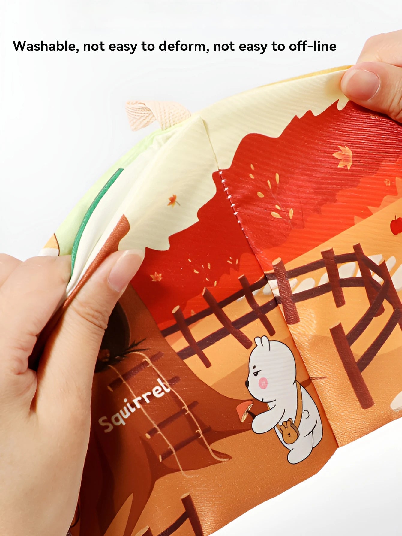 Children's tear book baby cloth book toy picture matching can tear paste repeatedly tear paste cloth art
