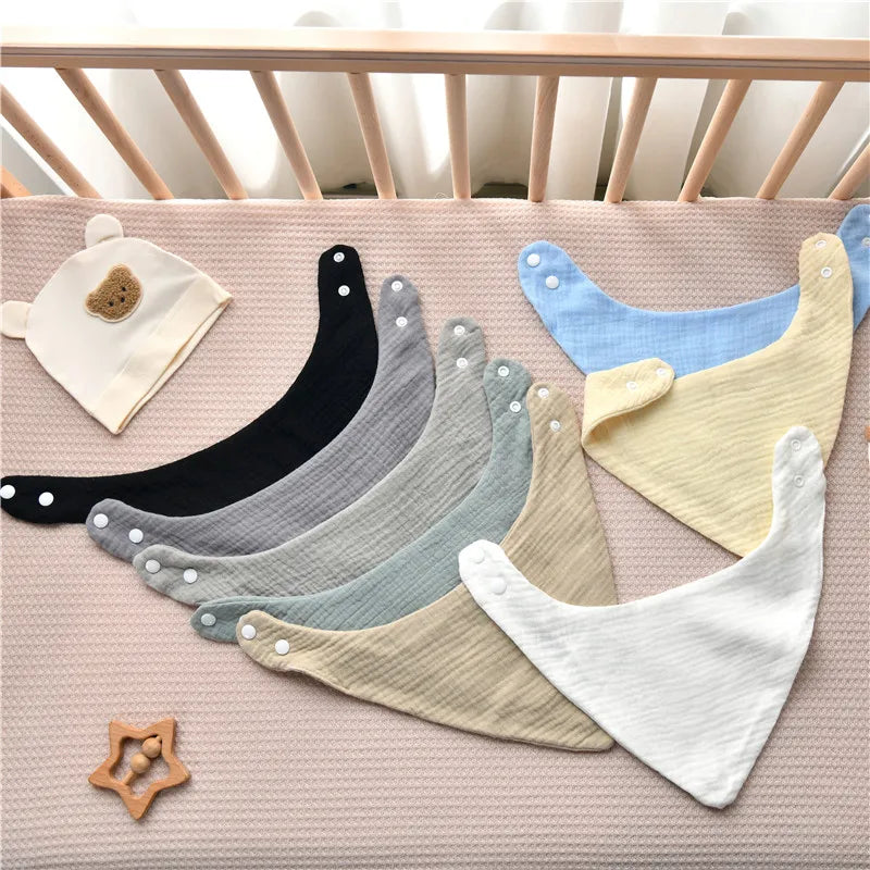 Baby's Saliva Towel, Handkerchief, Feeding Bib Set, Gift Suitable for All Seasons