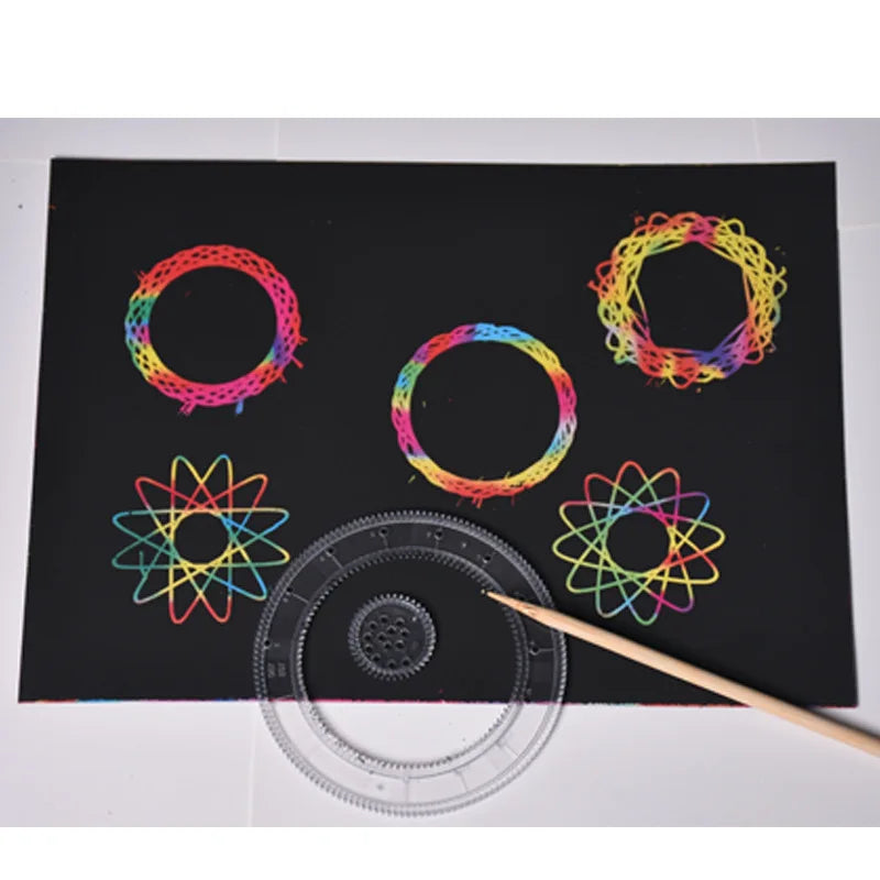 10pcs Children Scratch Montessori Drawing Toys DIY Paper Cartoon Art Painting Education Montessori Children Kids Baby Toy Gifts