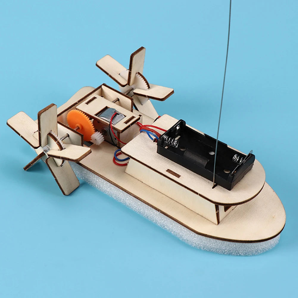 Kids DIY Science Toy Educational Scientific Experiment Puzzle Toys 3D Assemble Car Boat Model Physics School STEM Projects Kit
