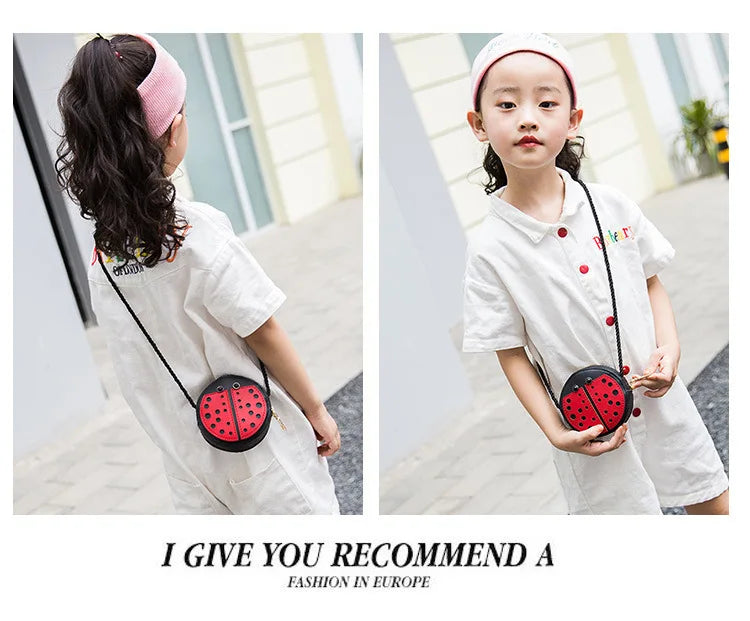 Cartoon Cute Kids Mini Bags for Toddler Bee / Ladybug / Snail Crossbody Bag Adorable Baby Children's Small Handbags Gift