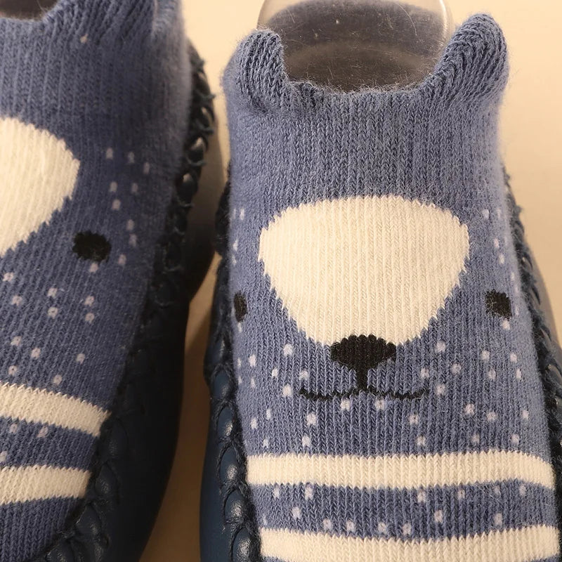 2025 New Born Baby Socks with Rubber Soles Infant Baby Girls Boys Shoes Spring Autumn Baby Floor Socks Anti Slip Soft Sole Sock