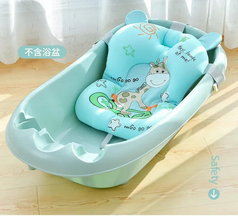 Baby Bathtub Bath Seat Support Mat bath And Shower Air Cushion Bed Non-Slip Bathtub Mat Newborn Bebe Safety Security Bath Seat