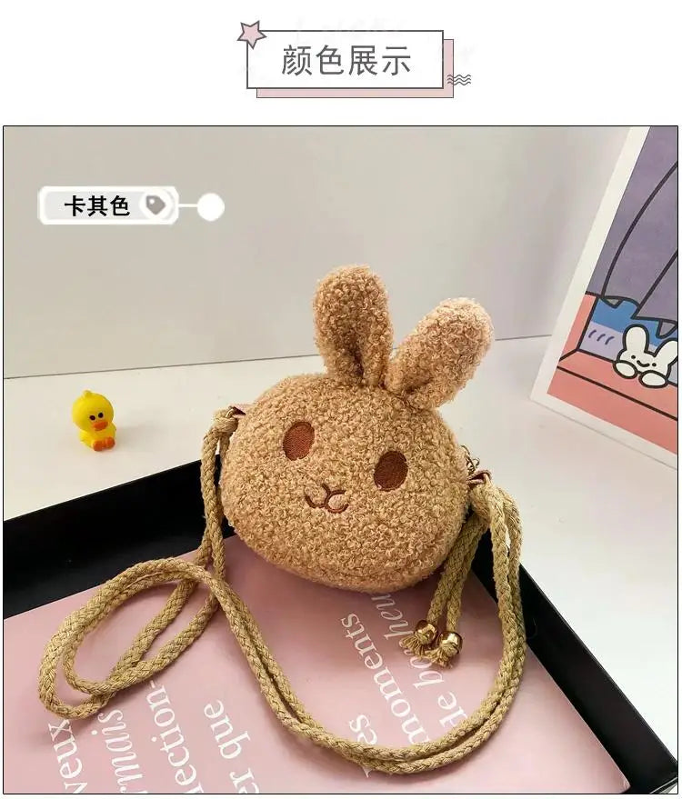 New Cute Little Rabbit Baby Girls Handbags Fashion School Bags for Girls Kids Small Shoulder Lunch Bags Child Girl Backpacks