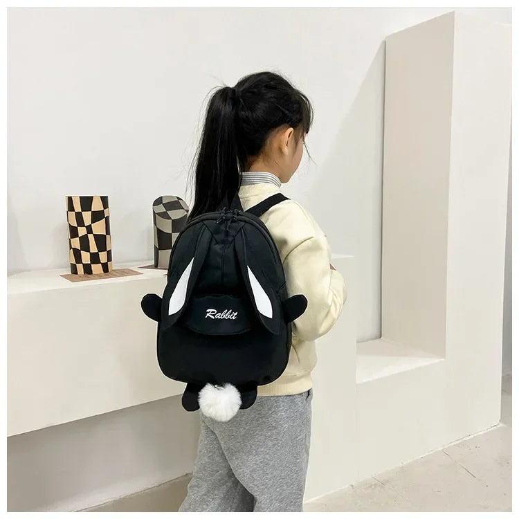 Fashion Children School Bags Bunny Portable Backpacks Kids Travel Rucksacks Cute Boys and Girls School Book Backpack Chest Bag