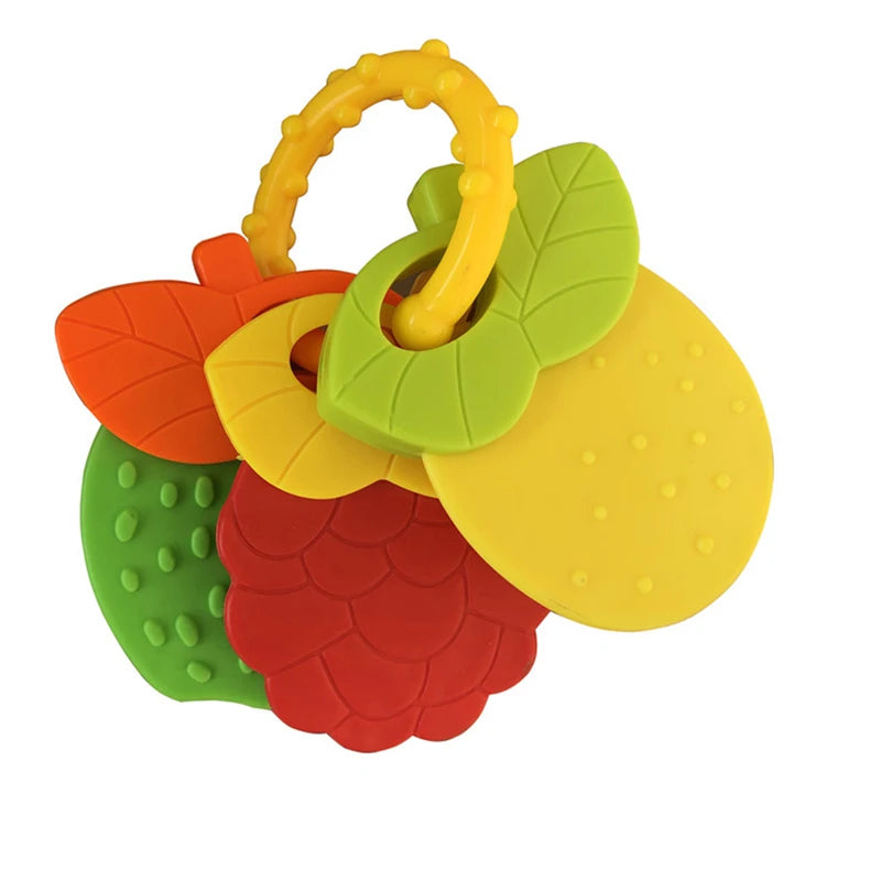 Baby Development Toys 0 6 12 Months Sensory Baby Teether Rattle Hand Grip Toys Soft Teething Educational Toys Games For Babies