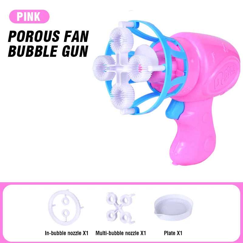 Bubble gun Creative Bubble In Bubble Toys Soap bubbles Machine Blower Maker Summer Outdoor party Games toys for kids boys girls