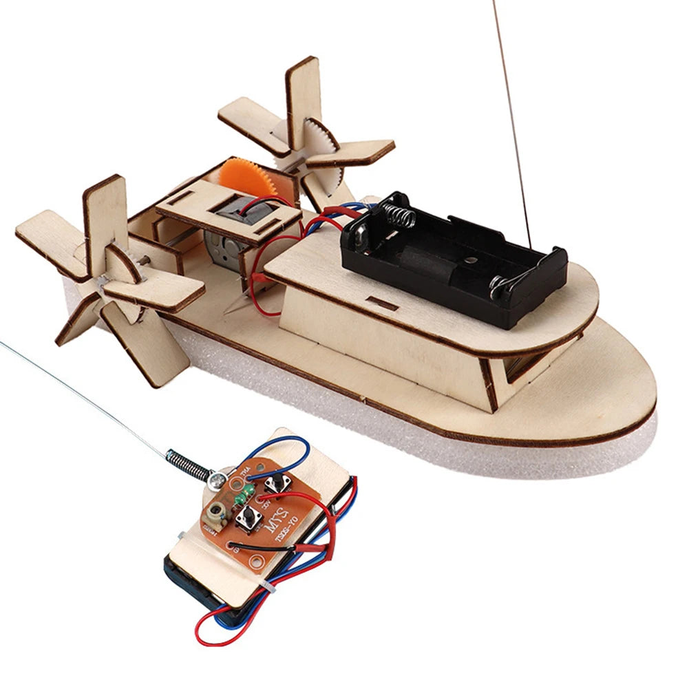 Kids DIY Science Toy Educational Scientific Experiment Puzzle Toys 3D Assemble Car Boat Model Physics School STEM Projects Kit