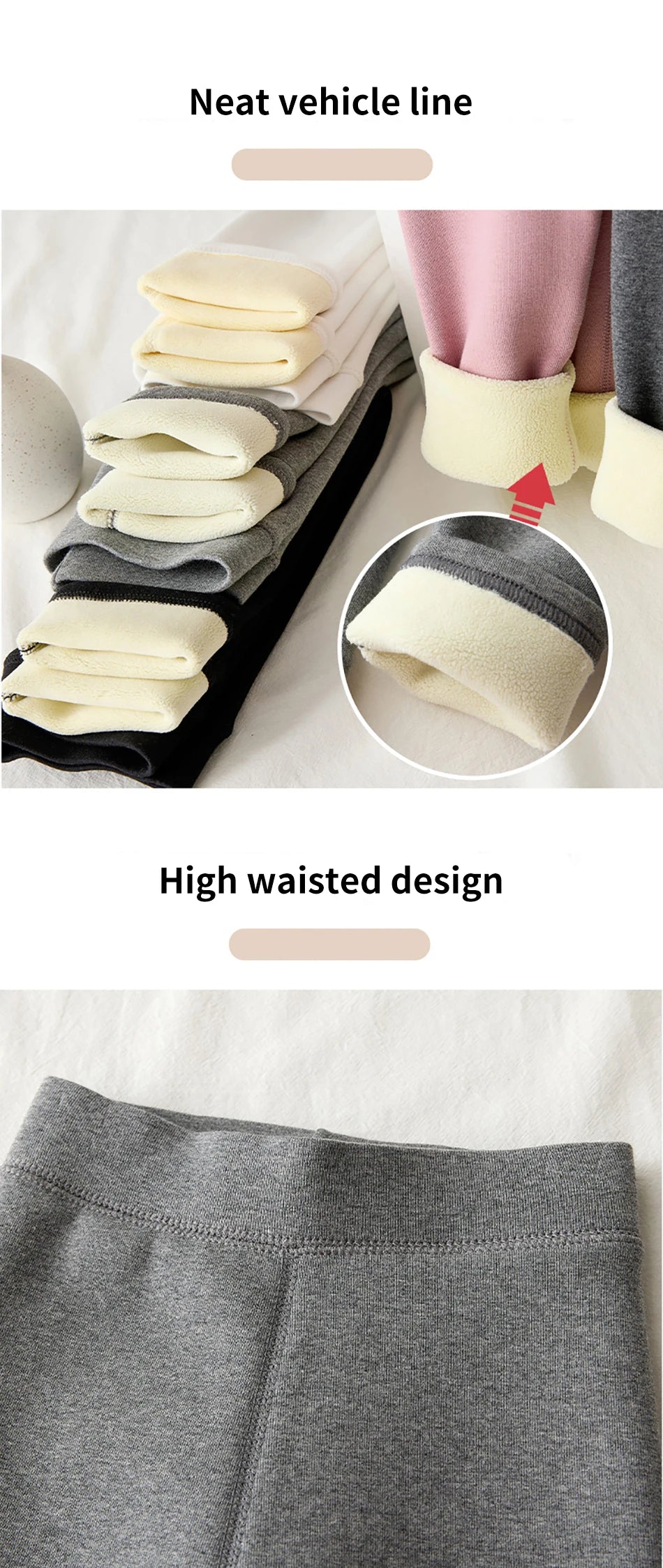 Thickened and Warm Girls Winter Fleece Long Pants Children Comfort Soft Leggings Kids Fashion Outerwear Bottoms School Clothes