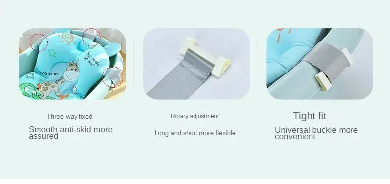 Baby Bathtub Bath Seat Support Mat bath And Shower Air Cushion Bed Non-Slip Bathtub Mat Newborn Bebe Safety Security Bath Seat