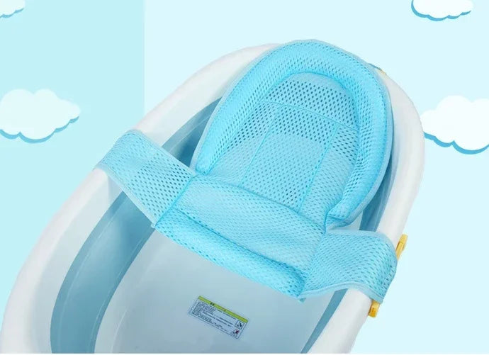 Baby Bathtub Bath Seat Support Mat bath And Shower Air Cushion Bed Non-Slip Bathtub Mat Newborn Bebe Safety Security Bath Seat