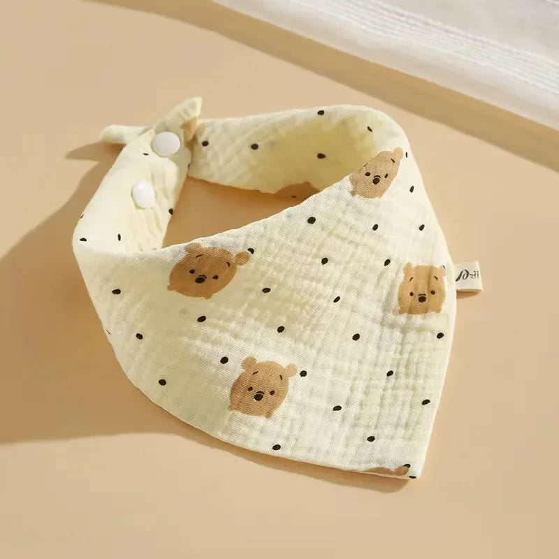 New Baby Cotton Soft Soothe Appease Square Towels Infant Color Matching Bandana Handkerchief Muslin Burp Cloths Feeding Bibs