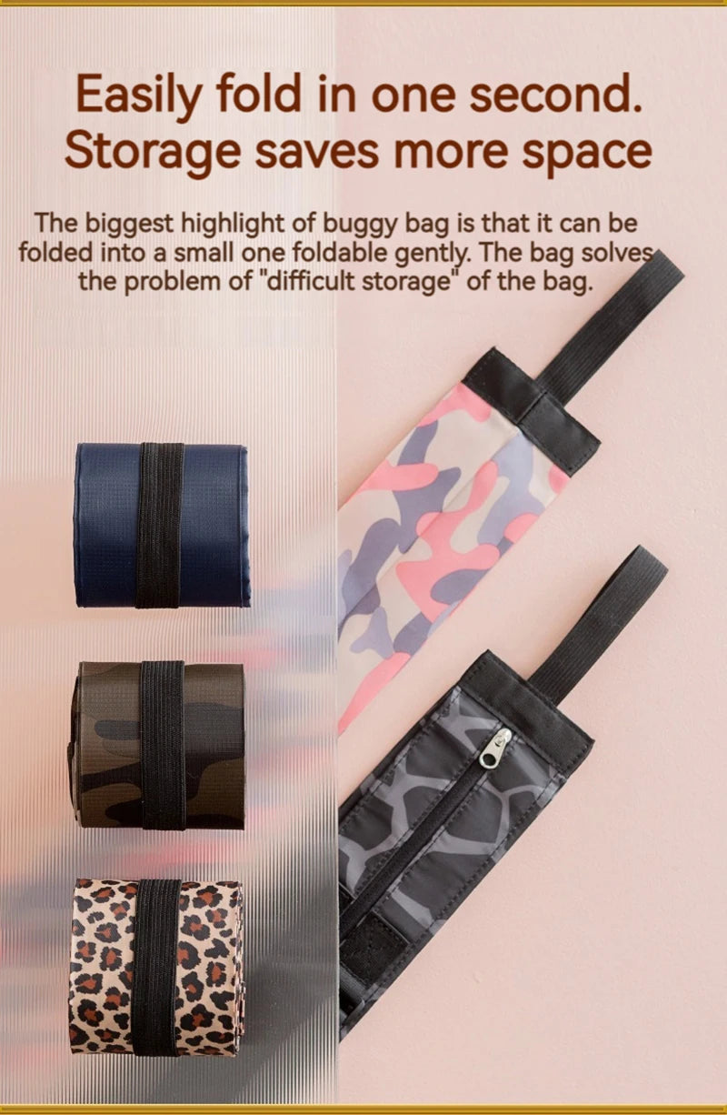 Foldable Mommy Bag Large Capacity Bag Environmental Protection Multi-Function Waterproof Bags Travel Baby Diaper Bag Baby Care
