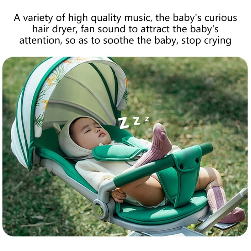 Portable Baby White Noise Machine Rechargeable Mood Soother with 7 Color Light for Nursery and Travel Sleep Aid A2UB