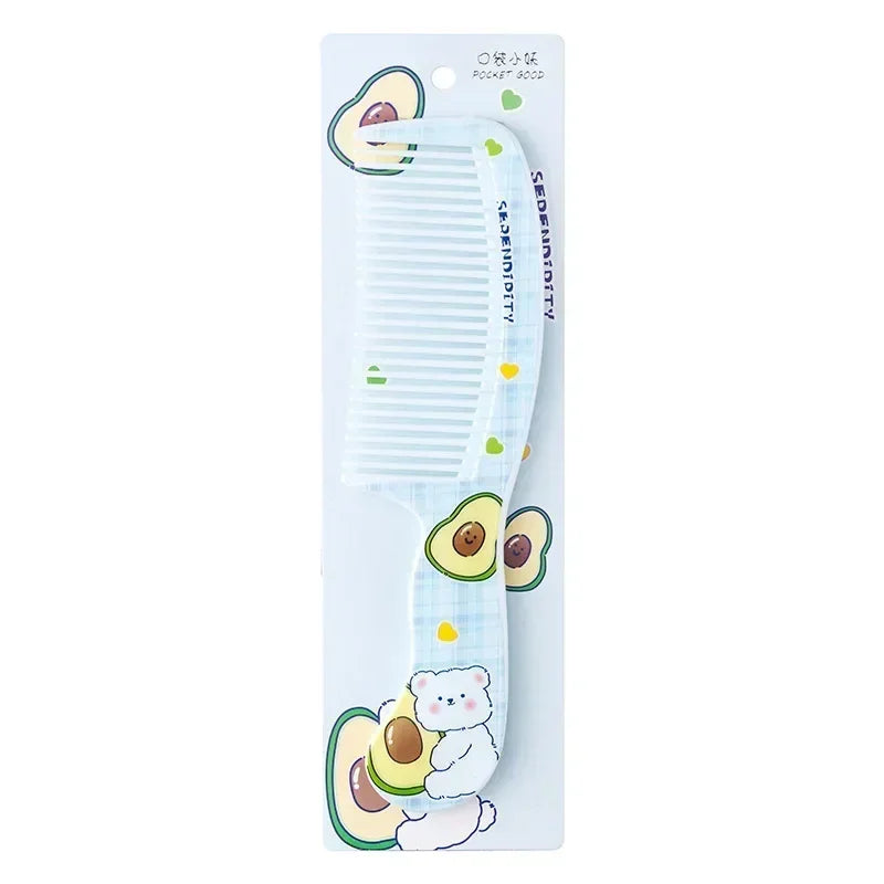 Baby Portable Untangling Hair Brush Health Care Tools Combs Kids Cute Rabbit Bear Children Hairbrush Comb for Girls Accessories