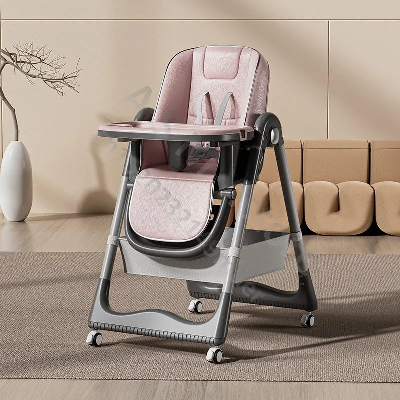 Raised baby dining chair, children's multifunctional foldable dining chair, convenient baby eating dining chair, baby recliner