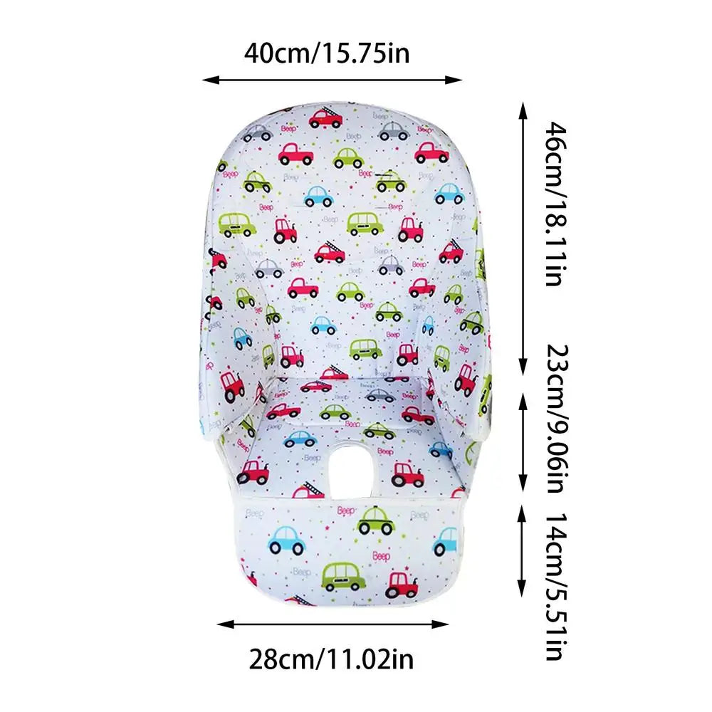 Soft Padding High Chair Covers Oxford Cloth High Chair Cushion Replacement Protection Pad For Siesta Zero3 For Baoneo Etc.