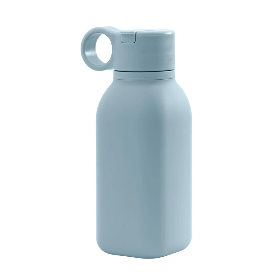 1PCS Baby Silicone Sports Cup Portable Baby Tableware Solid Color Baby Water Bottle Leakproof Baby Sippy Cups Kids Flip Lid Cup