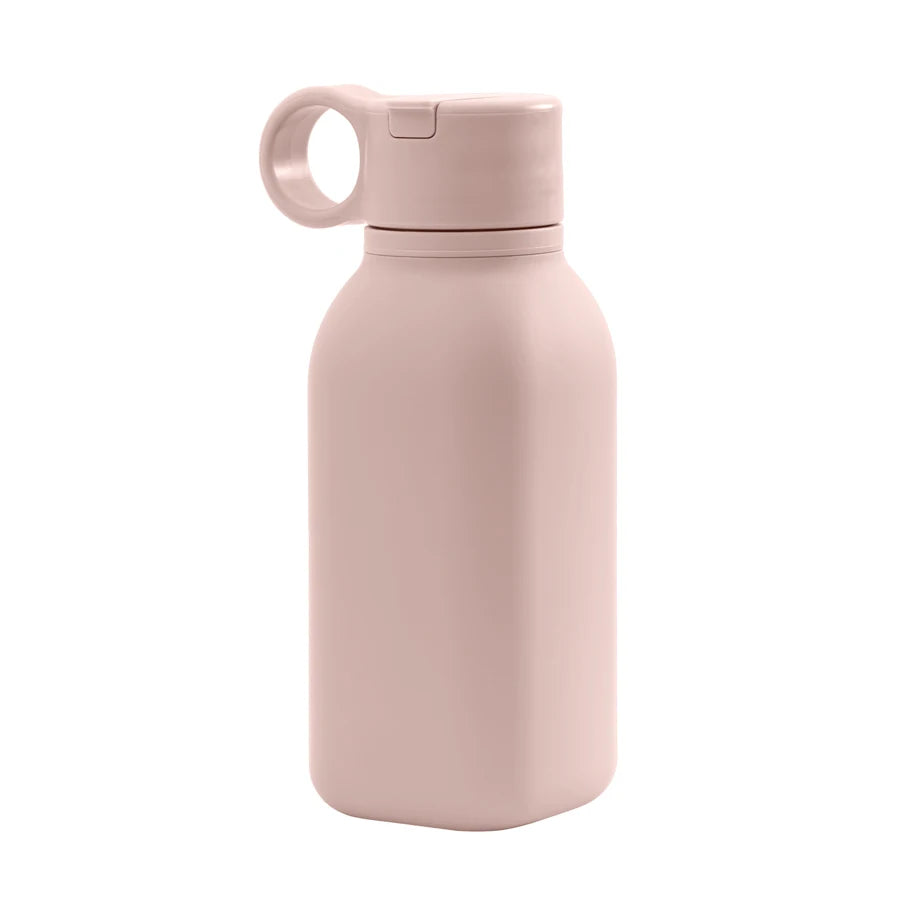 1PCS Baby Silicone Sports Cup Portable Baby Tableware Solid Color Baby Water Bottle Leakproof Baby Sippy Cups Kids Flip Lid Cup