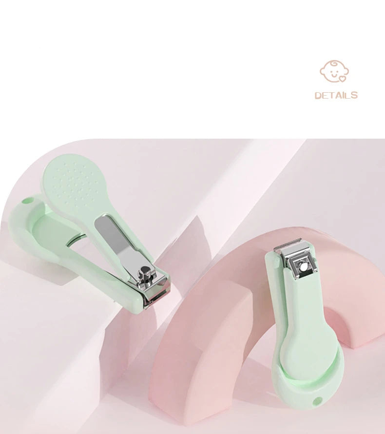Baby Care Nail Clippers Fold Up Nail Clippers Nail Trimmer Infant Nail Trimming Kit Newborn Grooming Safety Nail Cutter
