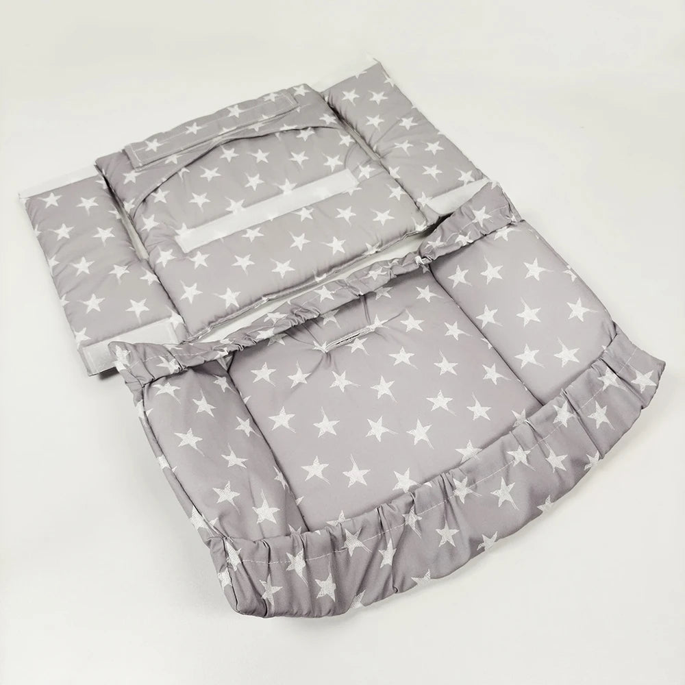 Highchair Seat Cushion For Stokke Tripp Trapp Child Growth Seat Dinner Chair With Backrest Cloth Cover Baby Replace Accessories