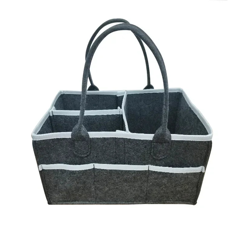 38*23*18cm Baby Diaper Caddy Organizer Portable Holder Bag for Changing Table and Car Nursery Essentials Storage Bins