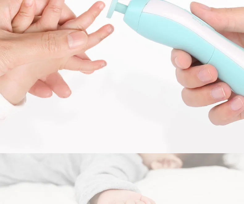 Baby Nail Grinder Electric Six-in-one Multi-head Anti-scratch Children Anti-meat Nail Clipping Manicure Suit Portable