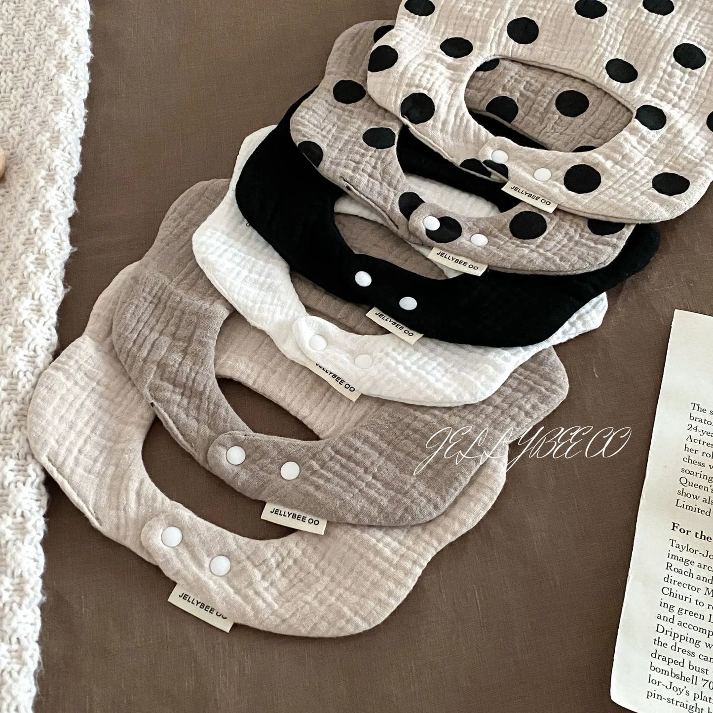 Boys and Girls Pure Cotton Candy Muslim Comfortable Saliva bib Baby Solid Lace Saliva Towel Saliva Towel Baby Supplies