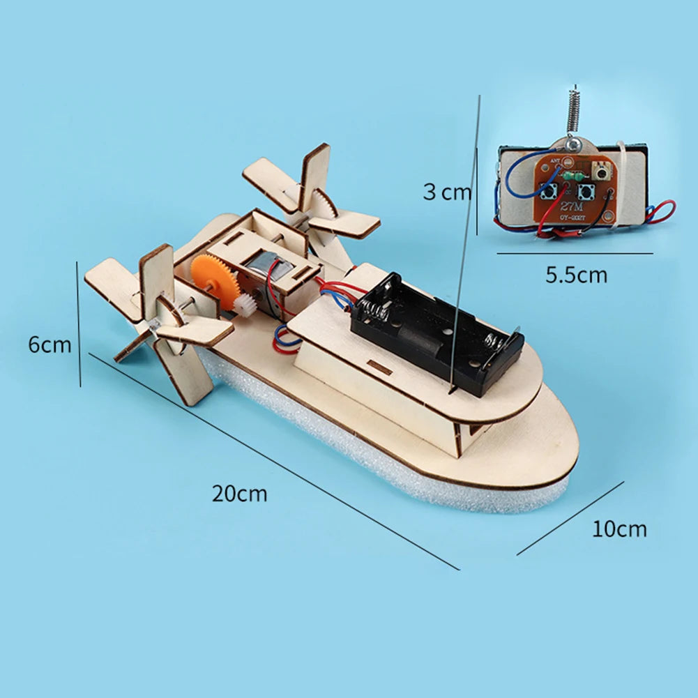 Kids DIY Science Toy Educational Scientific Experiment Puzzle Toys 3D Assemble Car Boat Model Physics School STEM Projects Kit