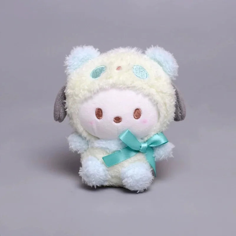 25cm Sanrio Hello Kitty Kuromi Cute Plush Toys Women Bag Anime Cartoon Cute Shoulder Backpacks Girls Christmas Birthday Gifts