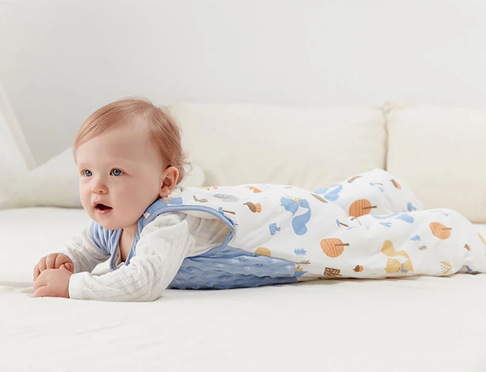Baby Sleepsack 3-24Months Autumn Baby Sleeping Bag Blanket 1.5Tog Doudou Soft Feeling Starfish Shell Print Vest Style