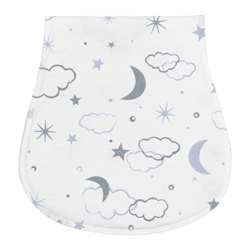 2-Layer Burp Cloth Newborn Bibs Absorbent Baby Feeding Teething Bibs Soft-Cotton Burp Cloths for Babies Baby Shower-Gift