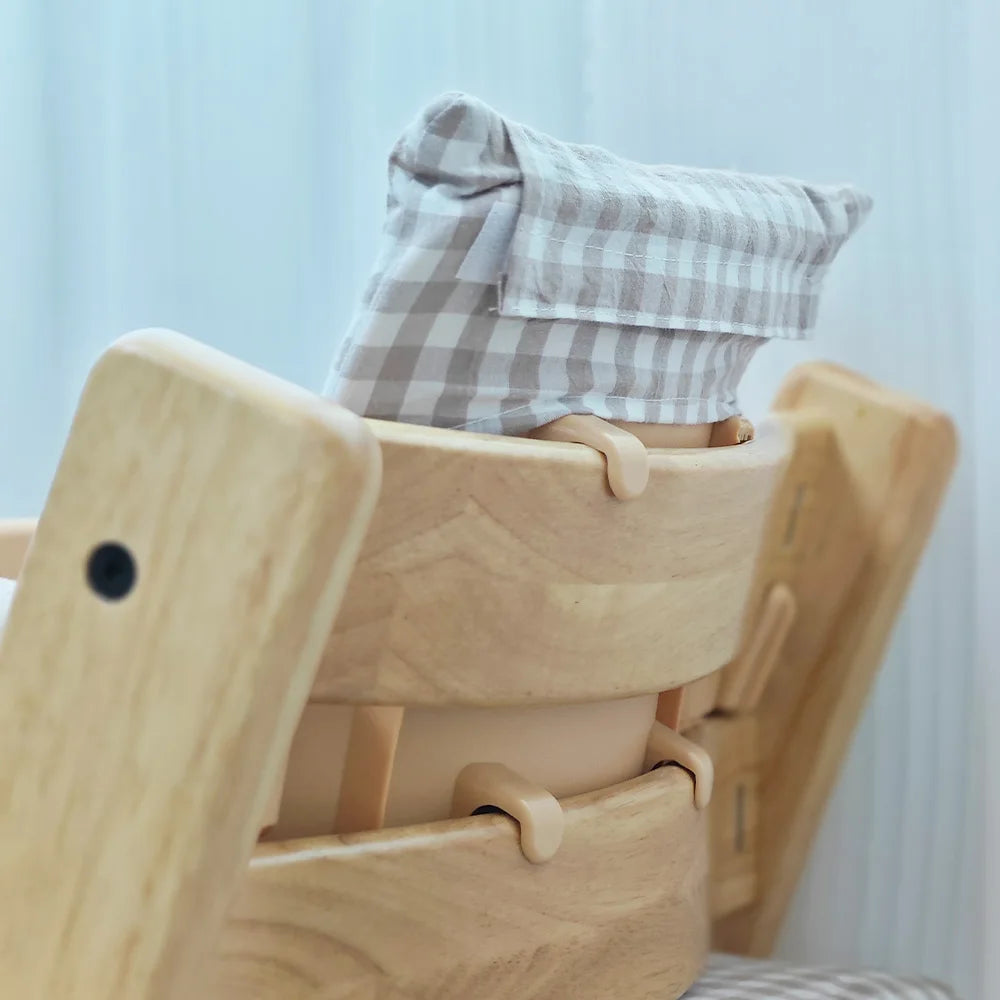 Soft Seat Cushion for Infants, Baby High Chair Cushion, Cartoon Bear Chair Back Cushion and Seat Cushion, High Chair Accessories